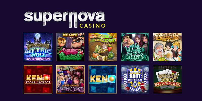 SuperNova Casino Jeux